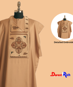 Classic Man embroidery Agbada Darest Rich