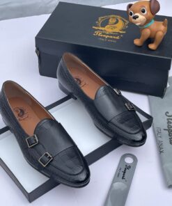 Corporate double buckle shoes DarestRich